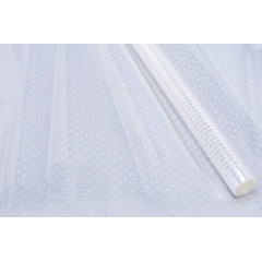 Пленка цветная 70см/200гр Точки белый