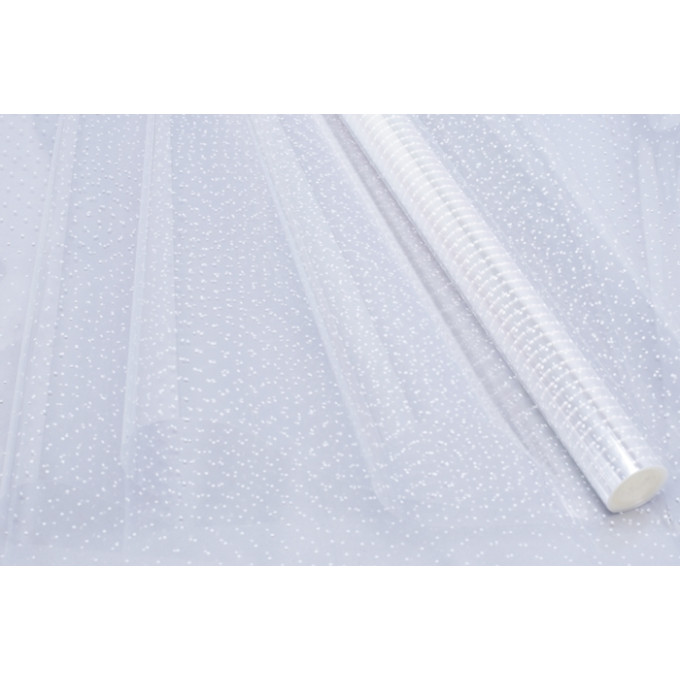 Пленка цветная 70см/200гр Точки белый