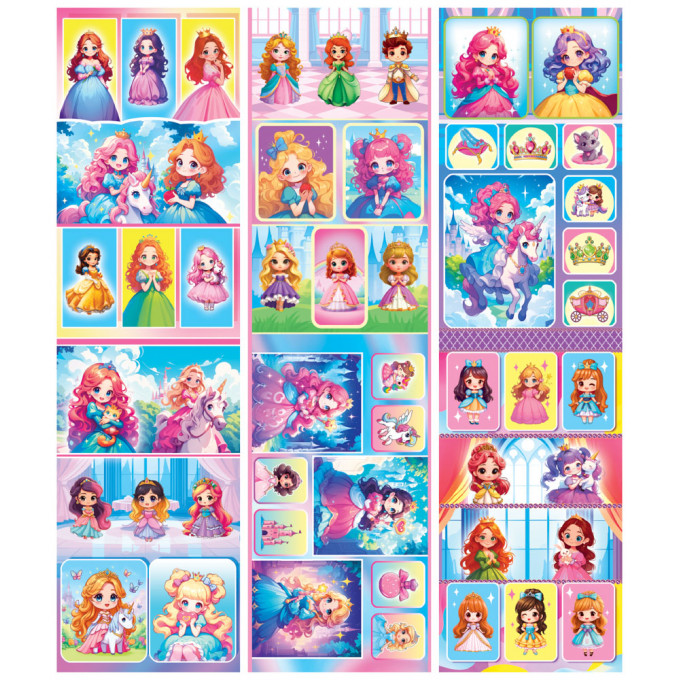 Альбом наклеек Прекрасные принцессы