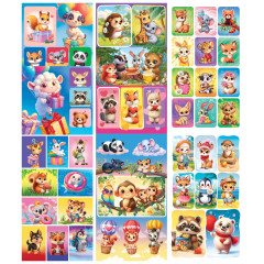 Альбом наклеек Самые милые животные