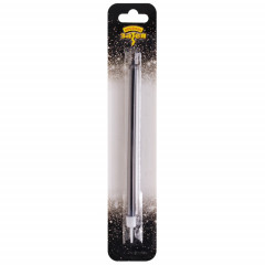 Свеча для торта Черная металлик с подставкой 11см