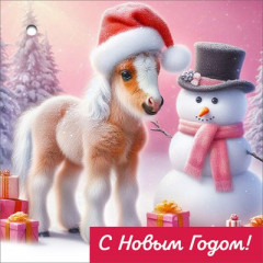 Бирка для подарка "С Новым годом"