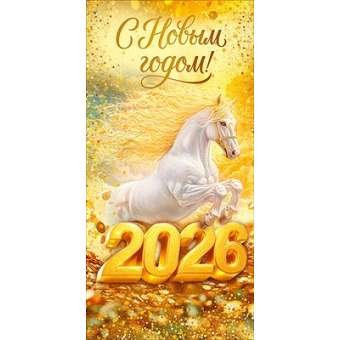 Конверт для денег "Символ года 2026"