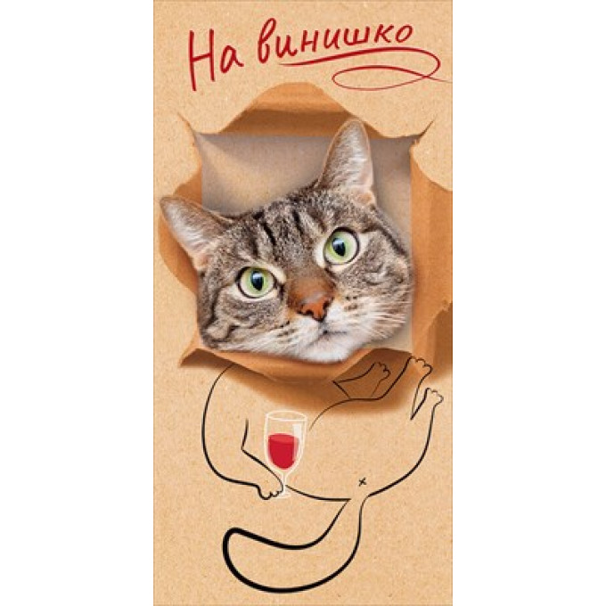 Конверт для денег "На винишко"