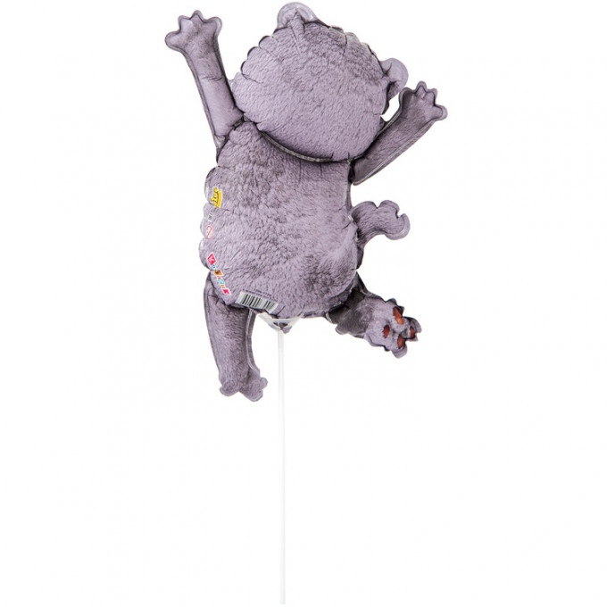 Воздушный шар фольгированный 16" Мини-фигура Кот Басик 40 см