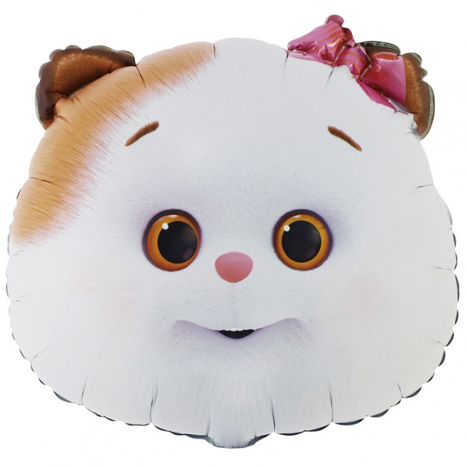 Воздушный шар фольгированный 21" Кот Басик Кошечка Ли-Ли голова 53 см