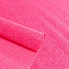 Бумага гофрированная простая 180гр 551 ярко-розовая