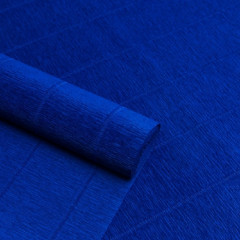 Бумага гофрированная простая 180гр 555 темно-синяя