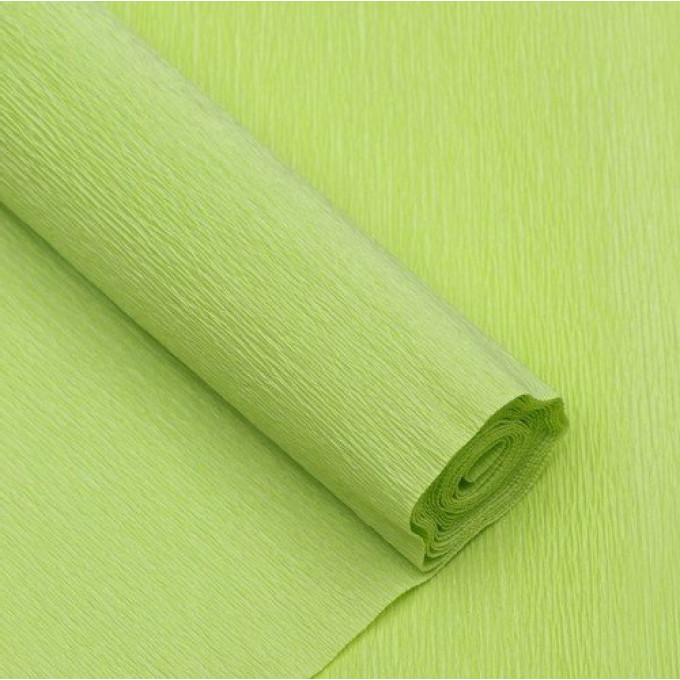 Бумага гофрированная простая 180гр 558 салатовая