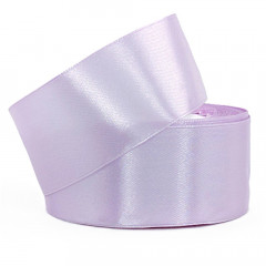 Лента атласная 40мм*25 Y Сиреневый пастель
