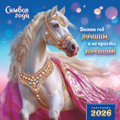 Календарь перекидной на скрепке на 2025 год Символ года (коллаж). Делаю год лучшим