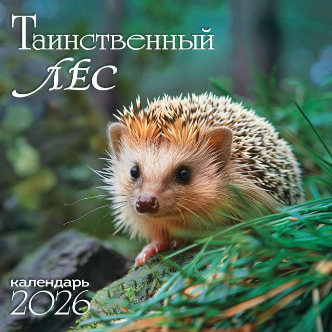 Календарь перекидной на скрепке на 2025 год Таинственный лес