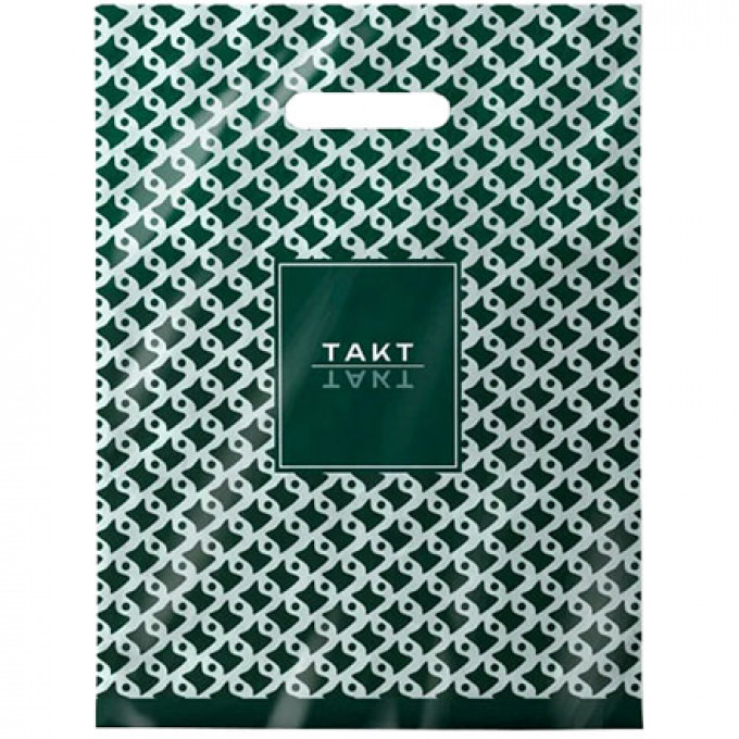 Пакет полиэтиленовый с вырубной ручкой 30*40 см Такт