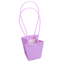 ПЛАЙМ пакет для цветов и подарков ЗD 12*8*12,5см СИРЕНЕВЫЙ СВЕТЛЫЙ