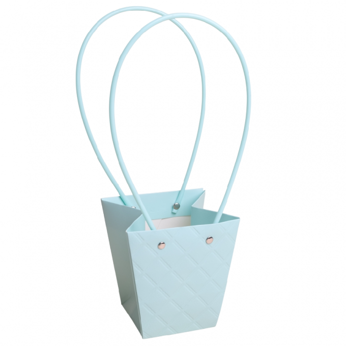 ПЛАЙМ пакет для цветов и подарков ЗD 12*8*12,5см ТИФФАНИ