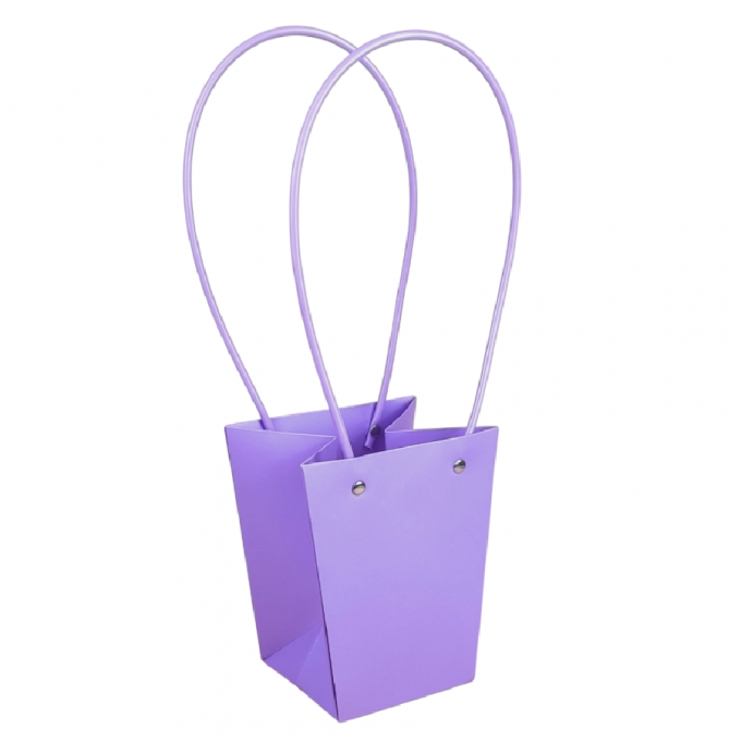 ПЛАЙМ пакет для цветов и подарков 13*9,5*15,5см ЛАВАНДА
