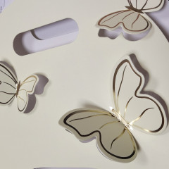 Сумка для цветов BUTTERFIY 25*9*36 см КРЕМОВЫЙ