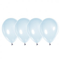 Воздушный шар  латексный без рисунка 12" (ПАСТЕЛЬ) стандарт, Белый