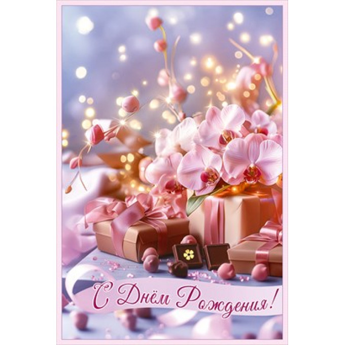 Открытка "С Днём рождения!"