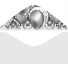 Конверт для денег "Блестящие шары"