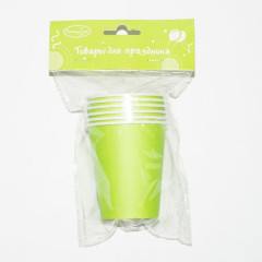 Стакан бумажный Green 250мл 6шт
