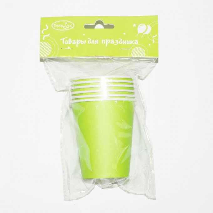 Стакан бумажный Green 250мл 6шт