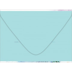 Конверт для подарочного сертификата без надписи (бабочки и цветы)