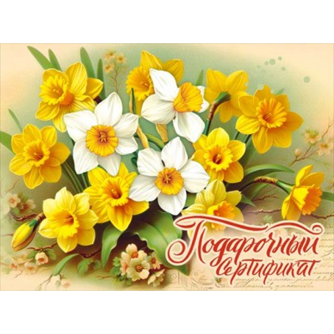 Конверт для подарочного сертификата "Подарочный сертификат"