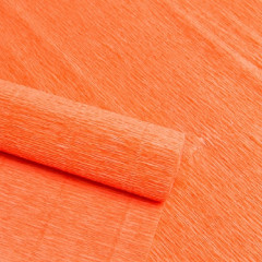 Бумага гофрированная простая 180гр 581 оранжевая