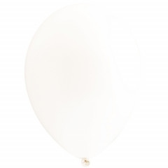 Воздушный шар латексный без рисунка 12"  Пастель Экстра Белый/White