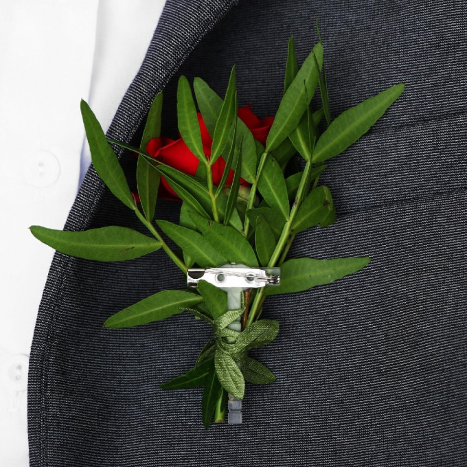 Булавка-клип Гала зеленая