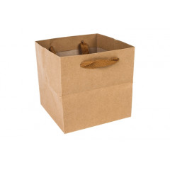 Пакет подарочный Крафт 15*15*15 см