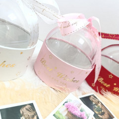 Коробка подарочная "Best wishes" 13*13*13 см БЕЛЫЙ