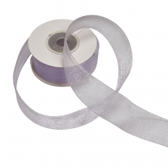 Лента органза 26мм*20ярд СВЕТЛО-СИРЕНЕВЫЙ
