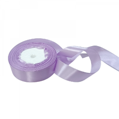 Лента атласная 25мм*25 Y Сиреневый пастель