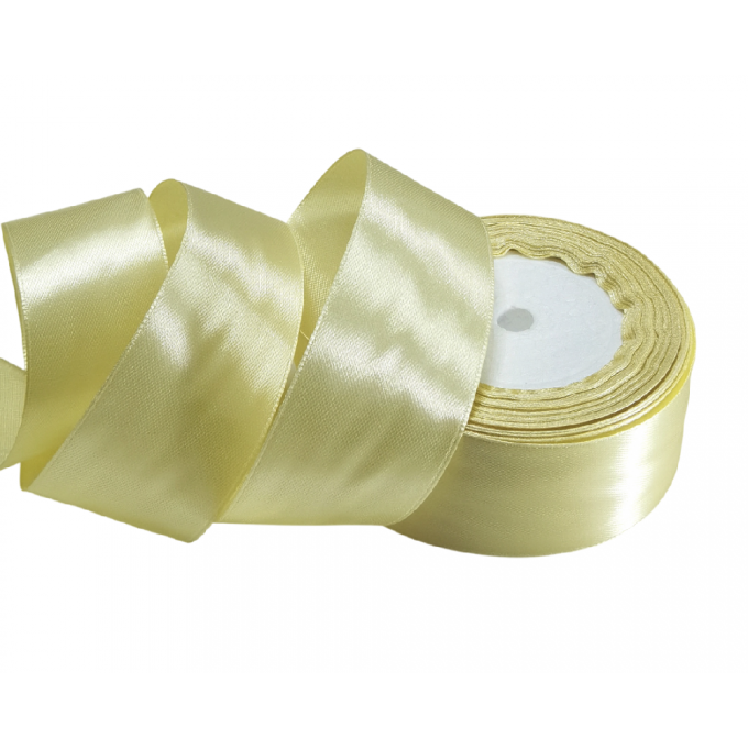 Лента атласная 40мм*25 Y Ванильный