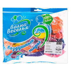 Воздушный шар латексный 12''/30 см пастель Три Кота, ассорти, пастель, 25 шт