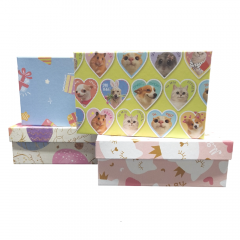 Коробка подарочная Прямоугольник 20*12,5*7,5 см АССОРТИ детские