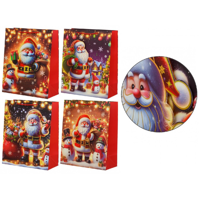 Пакет подарочный 31*41*12 см ДЕД МОРОЗ