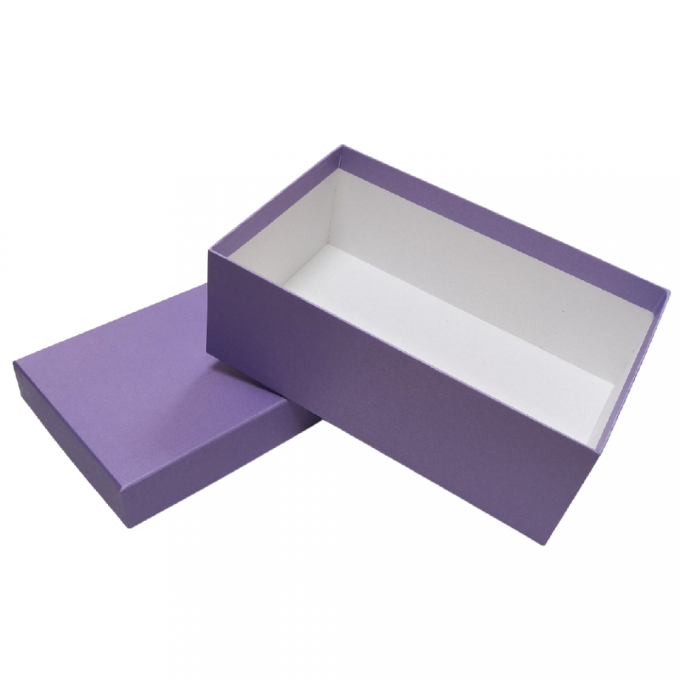 Коробка подарочная Прямоугольник 20*12,5*7,5 см ТЕМНО-СИРЕНЕВЫЙ