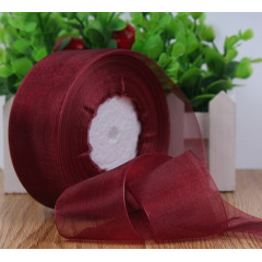 Лента органза 25мм*25ярд МАРСАЛА