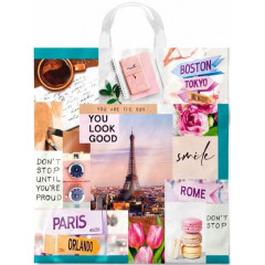 Пакет с петлевой ручкой 38x42 см Интервью