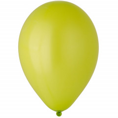 Воздушный шар латексный без рисунка 10"/11 Пастель Светло-зеленый/Light Green