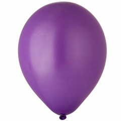 Воздушный шар латексный без рисунка 5"/08 Пастель Фиолетовый/Purple