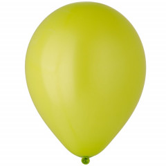 Воздушный шар латексный без рисунка 5"/11 Пастель Светло-зеленый/Light Green