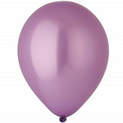 Воздушный шар латексный без рисунка 5"/63 Металлик Сиреневый/ Lilac