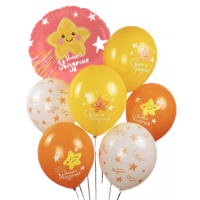 Набор шаров НАШЕЙ ЗВЕЗДОЧКЕ (фольга Круг + 6 шт латекс)