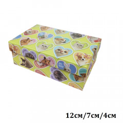 Коробка подарочная Прямоугольник 12*7*4 см ЗВЕРЮШКИ МЕМЫ