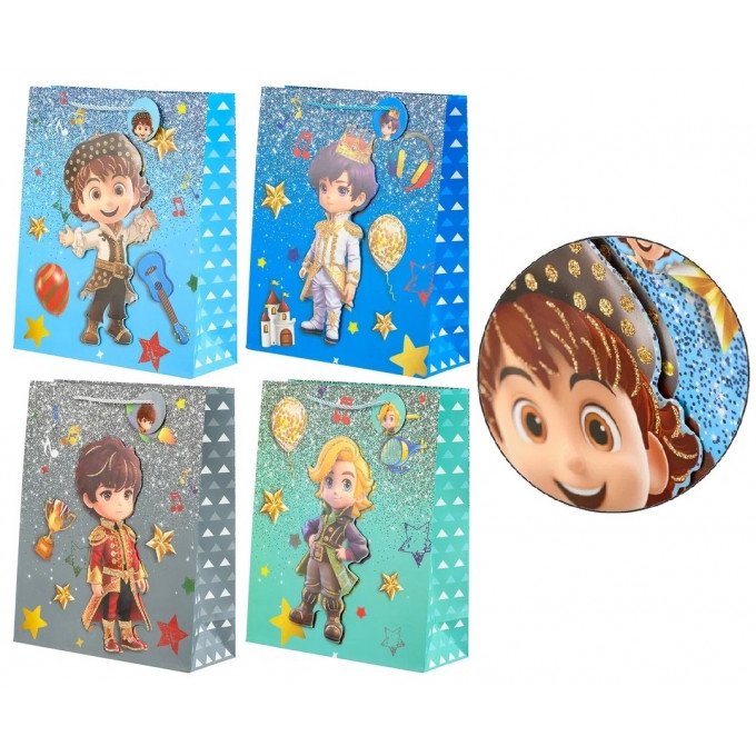 Пакет подарочный 30*40*12 см МАЛЕНЬКИЙ ПРИНЦ