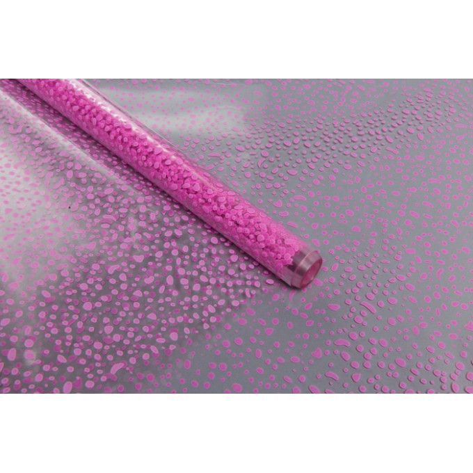 Пленка цветная 70см/200гр Мошка розовый